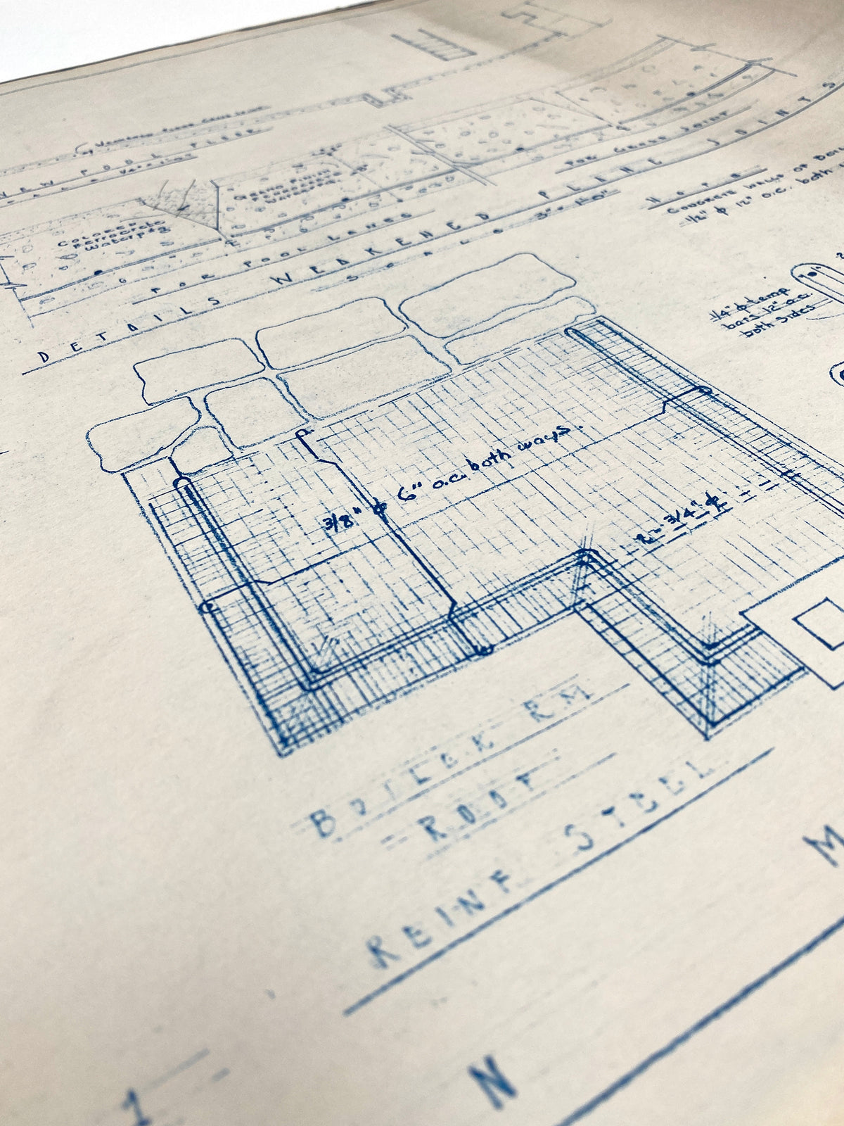 Frank Lloyd Wright - Original &#39;Fallingwater&#39; Working Blueprint