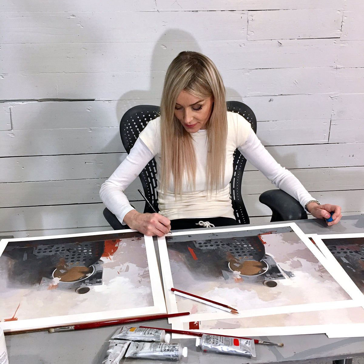 Agnieszka Pilat &quot;Accountant&quot; - Archival Print, Limited Edition of 12 - 18 x 18&quot;