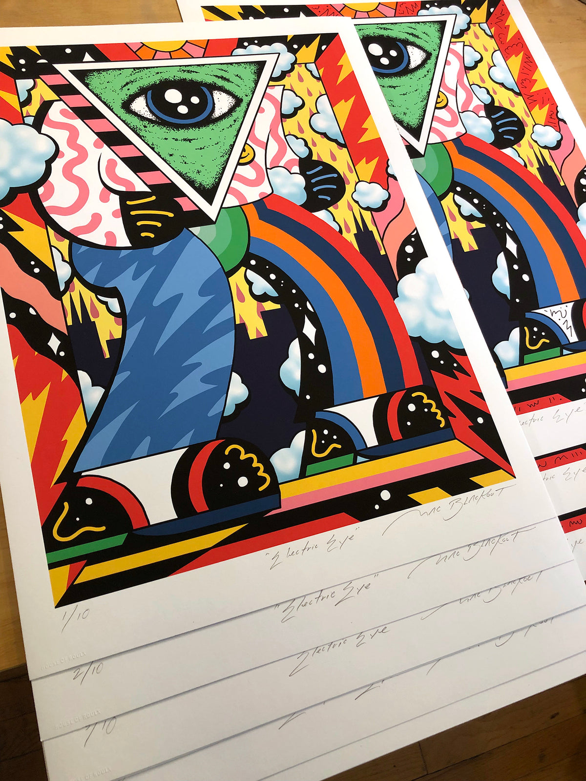 Mac Blackout &quot;Electric Eye&quot; - Archival Print, Limited Edition of 10 - 18 x 24&quot;