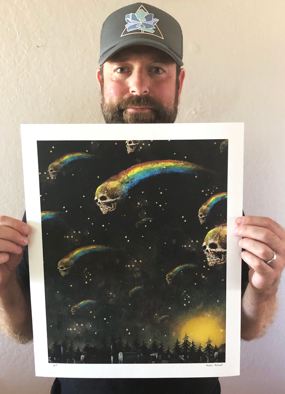 Moon Patrol &quot;Night of the Comets&quot; - Archival Print, Limited Edition of 25 - 14 x 17&quot;