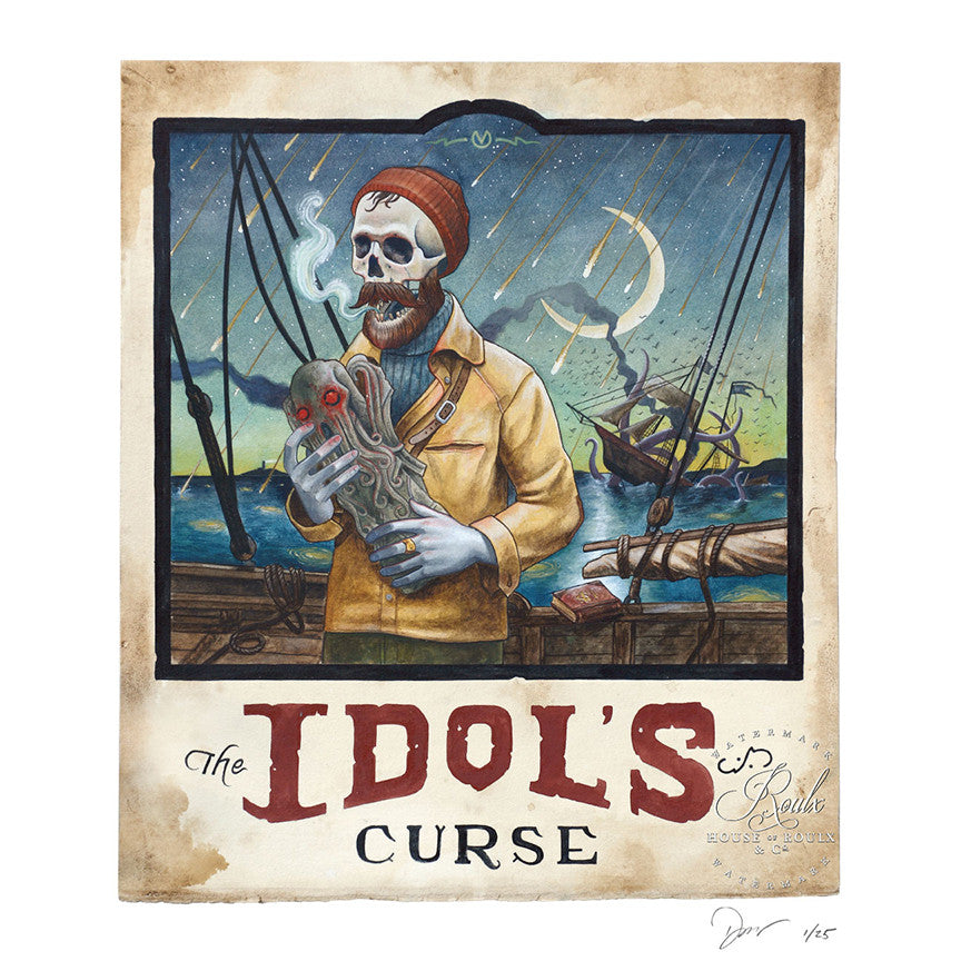 Derek Nobbs &quot;The Idol&#39;s Curse&quot; - Limited Edition, Archival Print