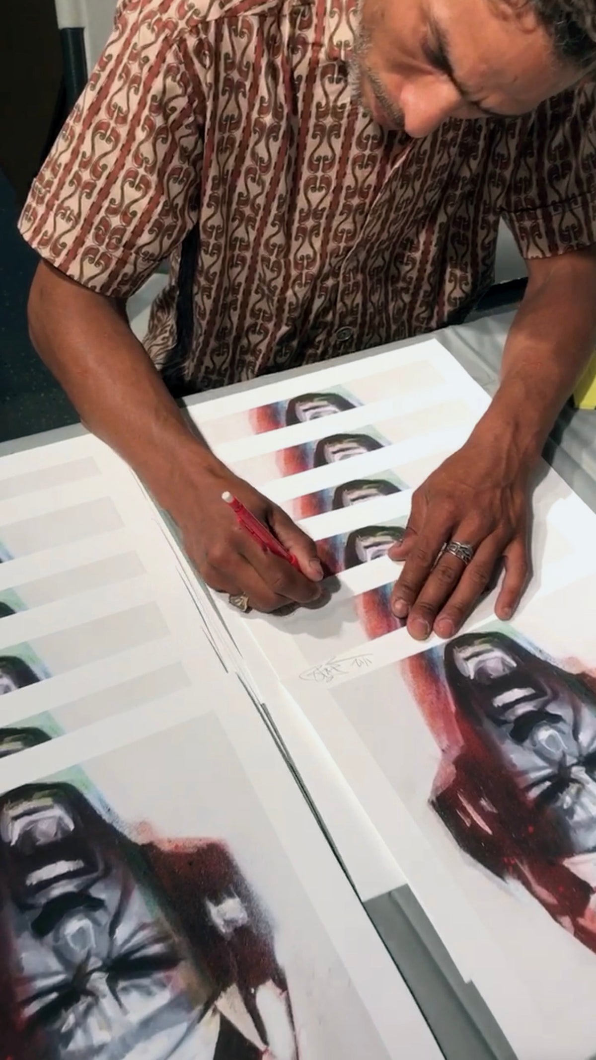 Percy Fortini-Wright &quot;Busta Rhymes&quot; - Archival Print, Limited Edition of 12 - 12 x 12&quot;