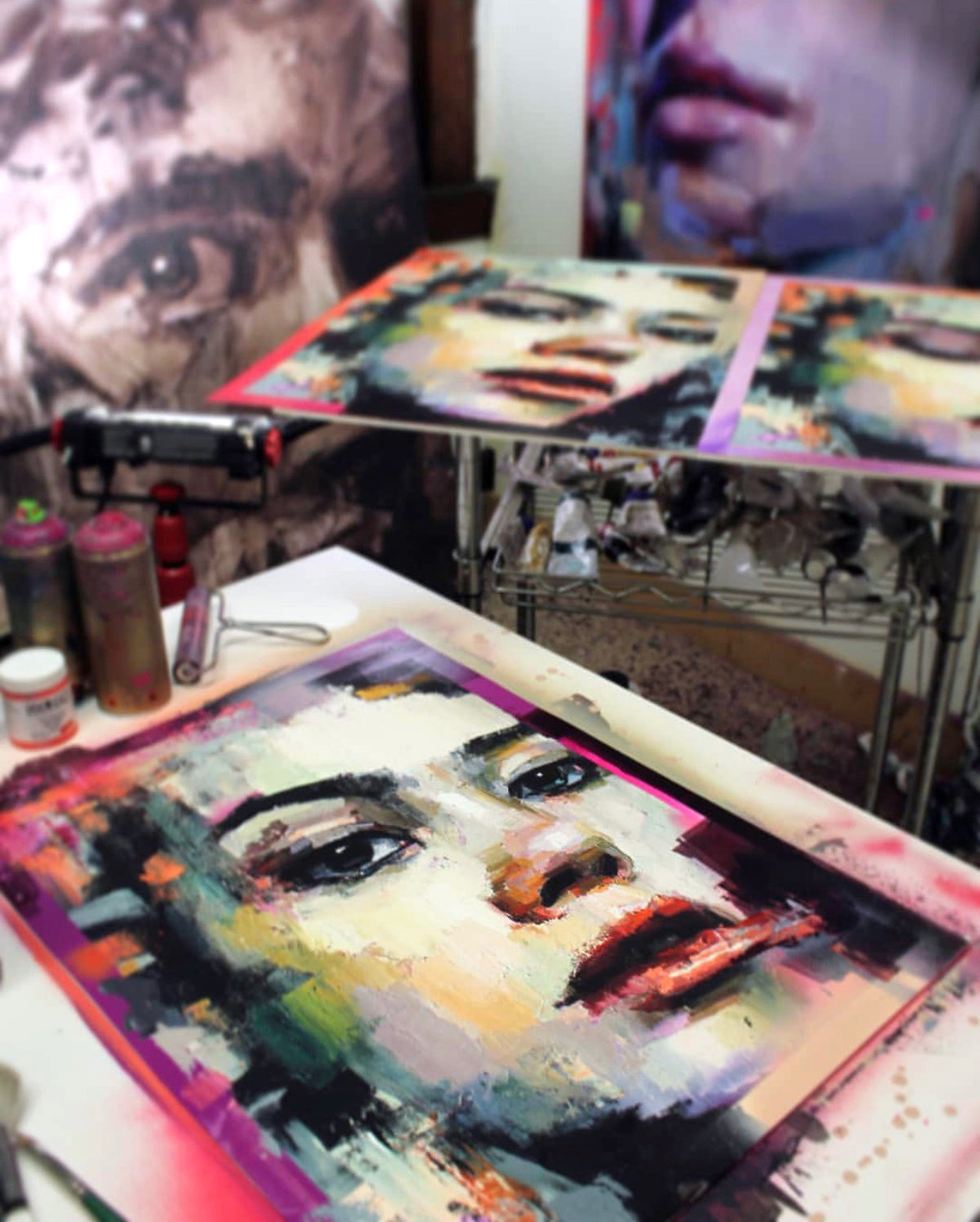 Danielle Coenen &quot;Fixed&quot; - Hand-Embellished Variant, #1/3 - 18 x 24&quot;
