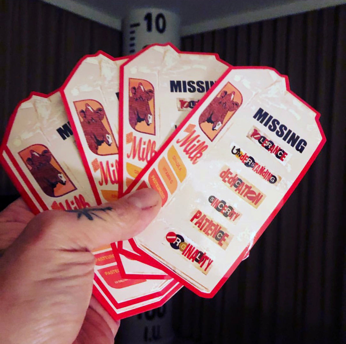 Al Diaz and Dave Navarro &quot;Missing&quot; - 5 x Die Cut Stickers - 3 x 5&quot;