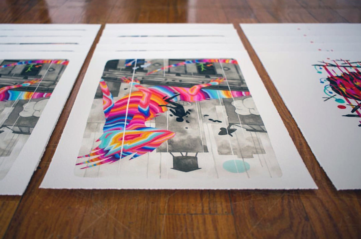 Graham Yarrington &quot;Lizard Ride&quot; - Archival Print, Limited Edition of 10 - 13 x 19&quot;
