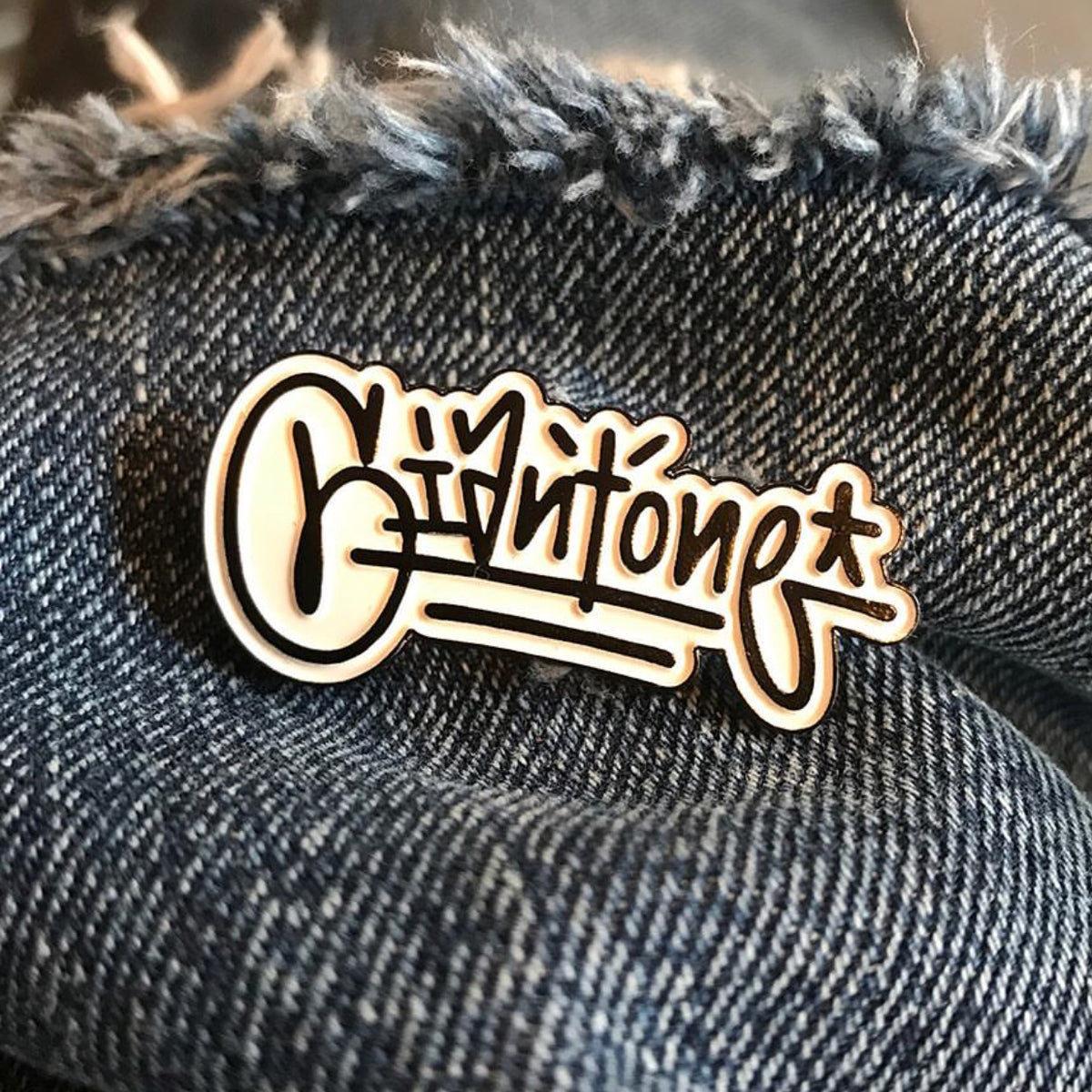 Mike Giant &quot;OG Tag&quot; - 1.5&quot; Enamel Pin, Limited Edition of 100