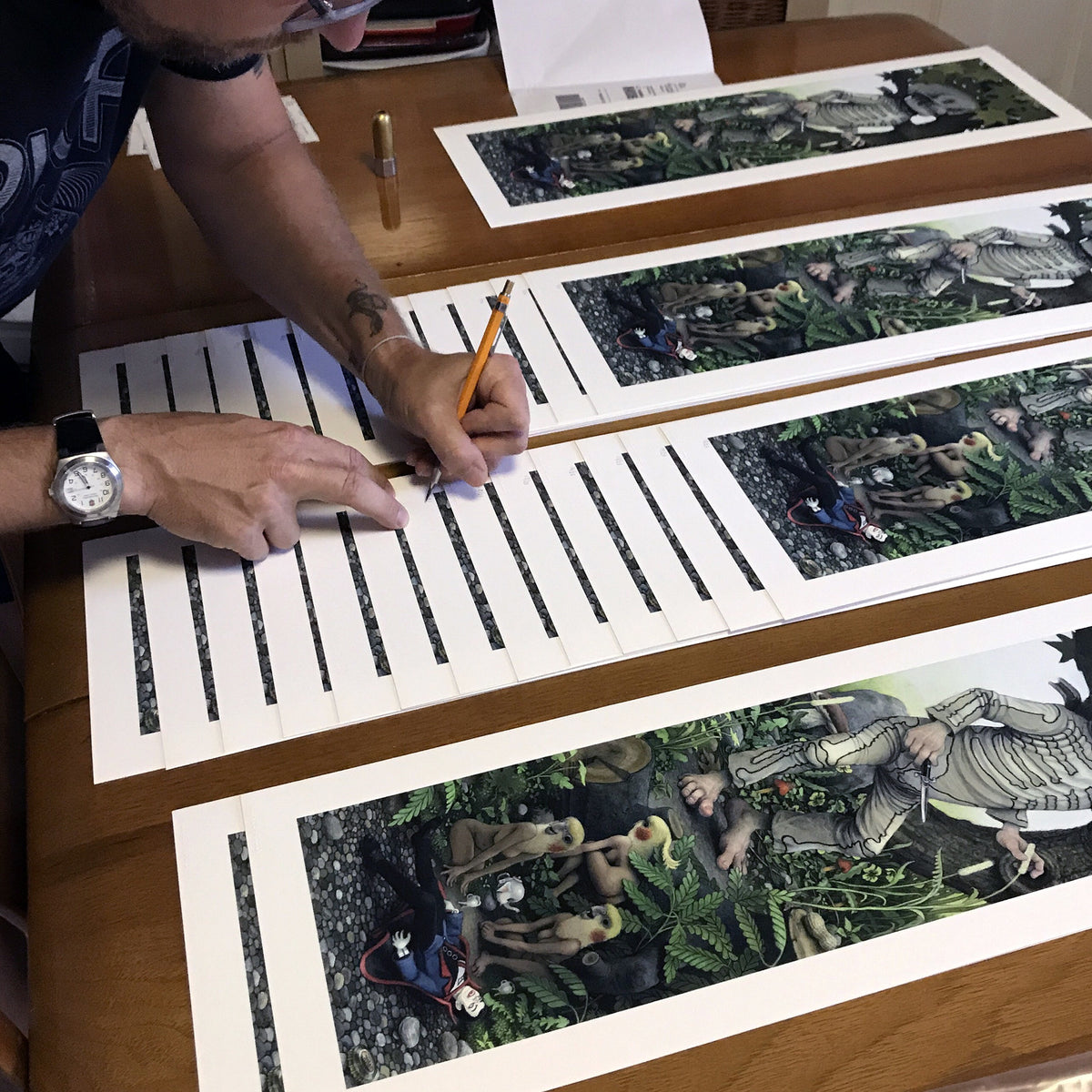 Matt Gordon &quot;Mr. Happy Man&quot;  - Limited Edition, Archival Print - 8 x 24&quot;