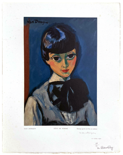 キース・ヴァン・ドンゲン、「Tete de jeune Femme」 キース・ヴァン・ドンゲン、「Tete de jeune Femme」 キース・ヴァン