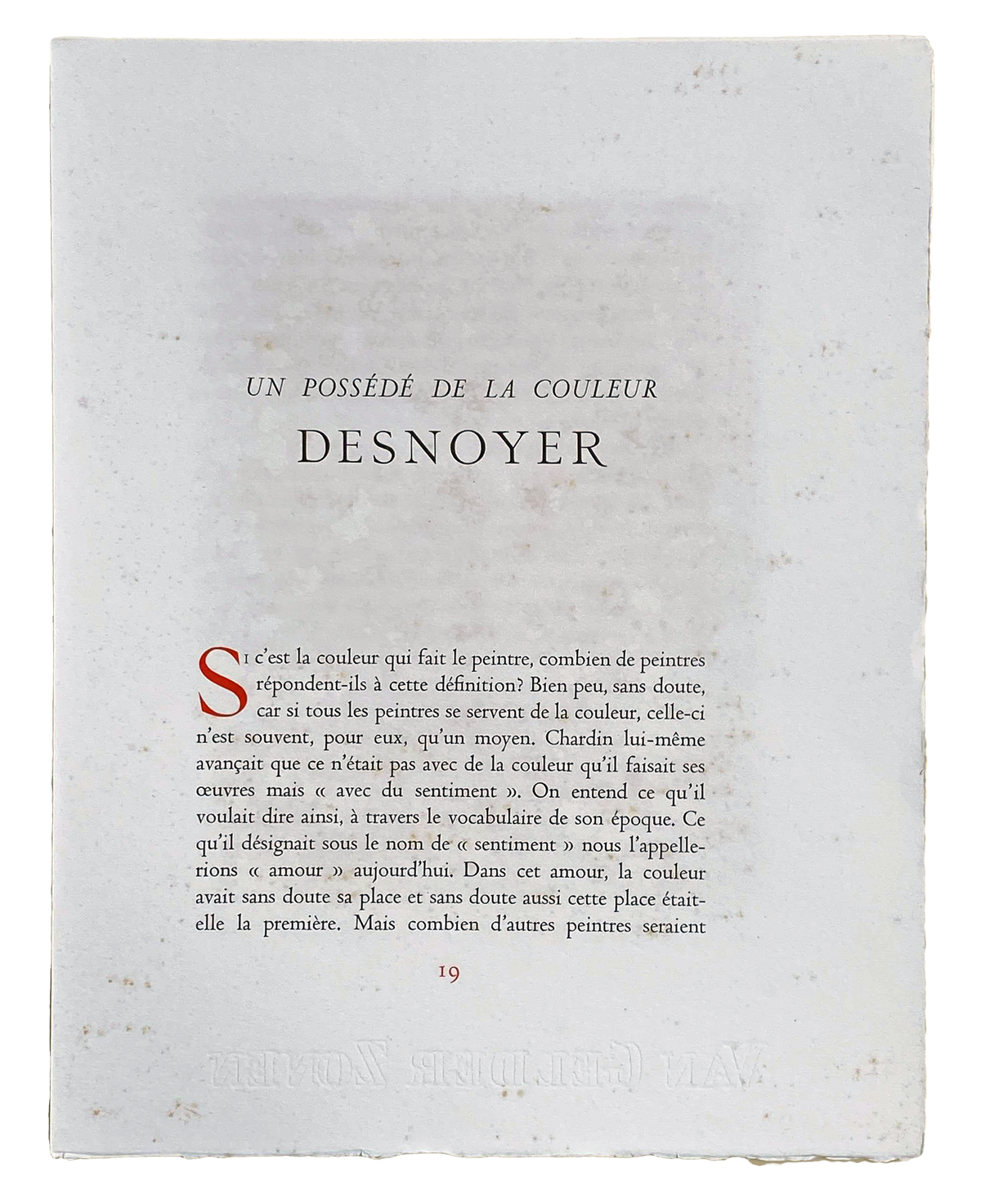 François Desnoyer - &quot;Liseuses Au Bord De Mer&quot; - Signed 1950 Robert Rey Print - 18.3 x 14.3&quot;