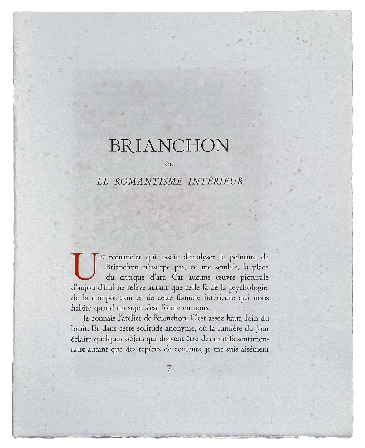 Maurice Brianchon - &quot;La Neige A Auteuil&quot; - Signed 1950 Robert Rey Print - 18.3 x 14.3&quot;