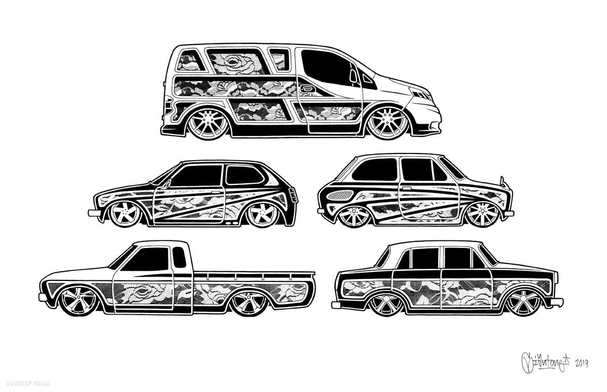 Mike Giant &quot;Imports &quot; - Archival Print, Limited Edition of 30 - 11 x 17&quot;