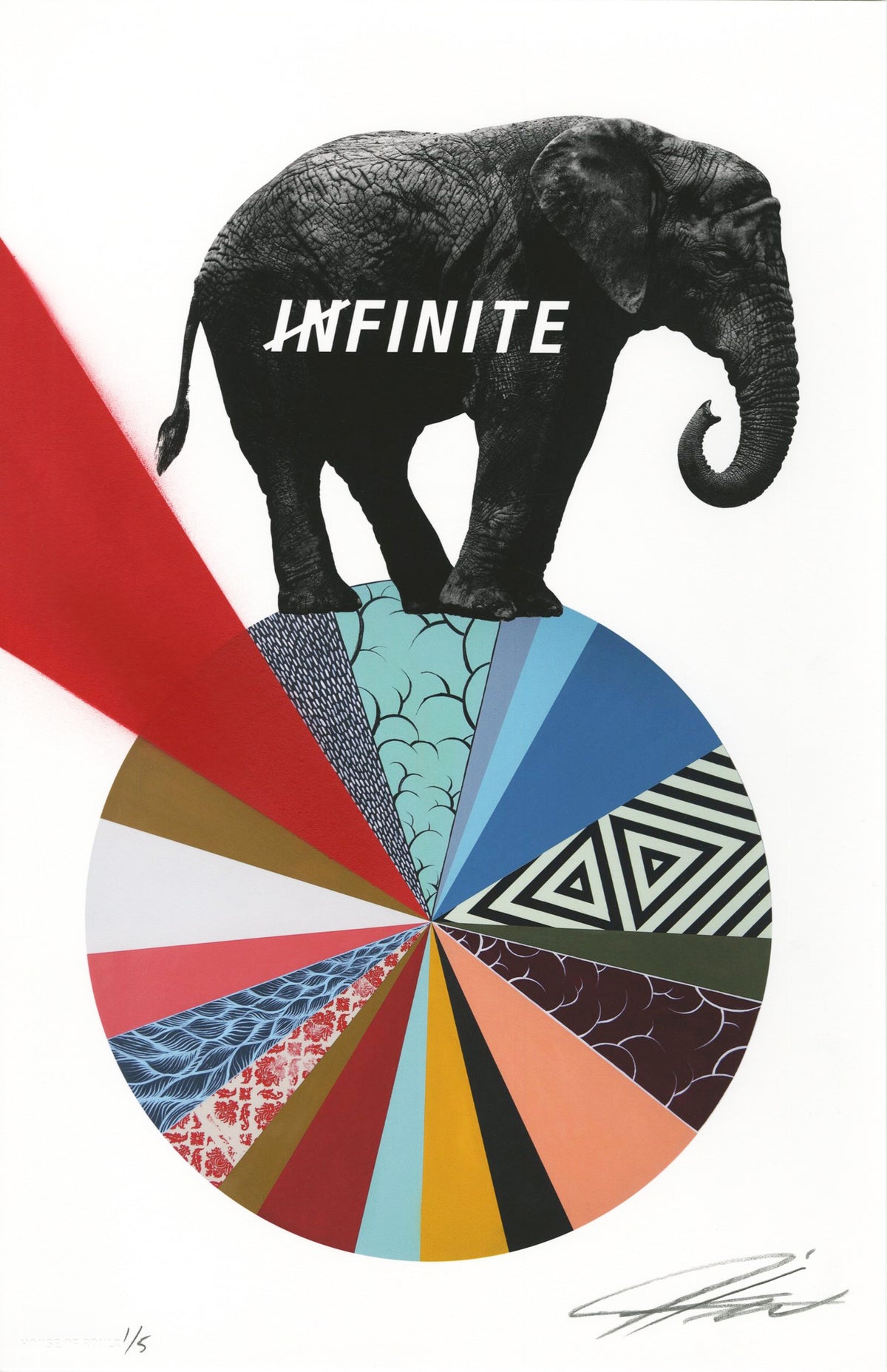 Jeremiah Kille &quot;Infinite&quot; - Hand-Embellished Variant Edition of 5 - 11 x 17&quot;