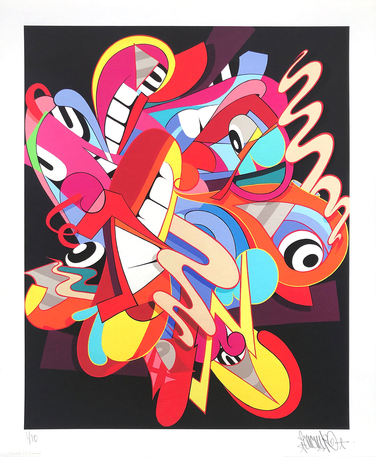 Eric Inkala &quot;The Seven Missing Letters&quot; - Limited Edition of 10 - 14 x 17&quot;
