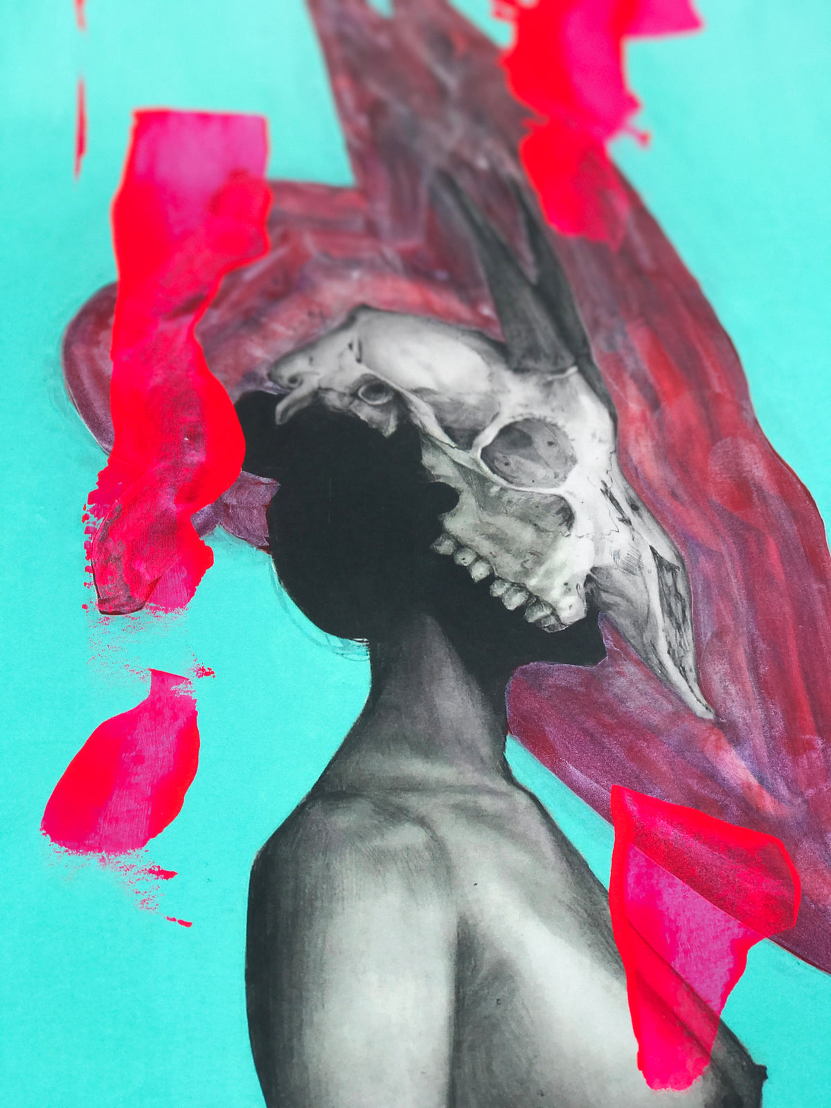 Matt Byle &quot;Internal&quot; - Hand-Embellished Edition of 2 - 14 x 17&quot;