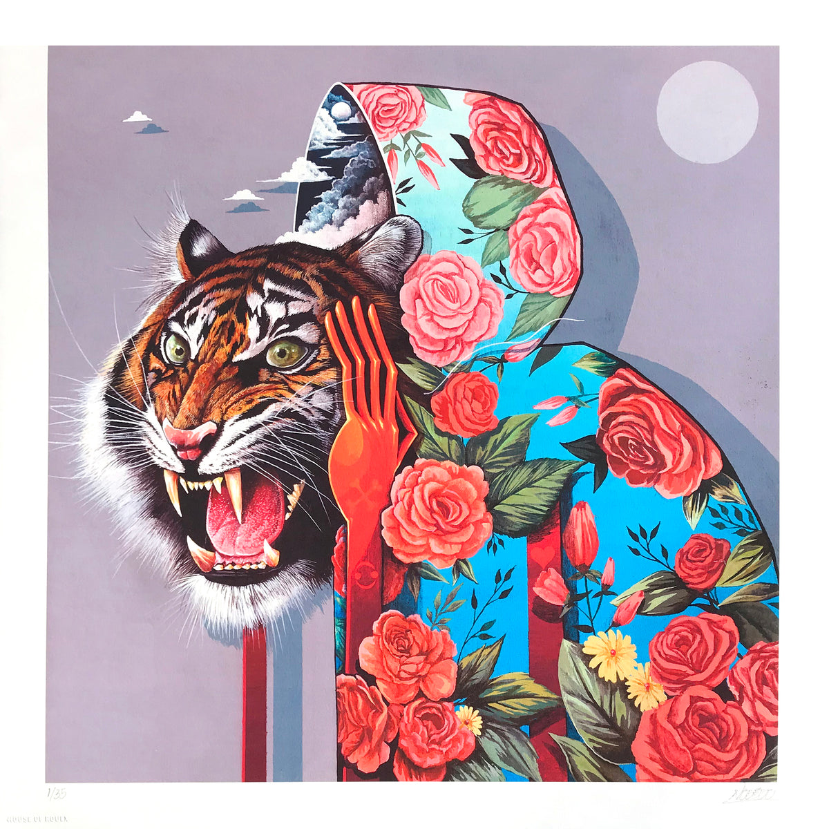 Noségo &quot;Introvert&quot; - Archival Print, Limited Edition of 35 - 17 x 17&quot;