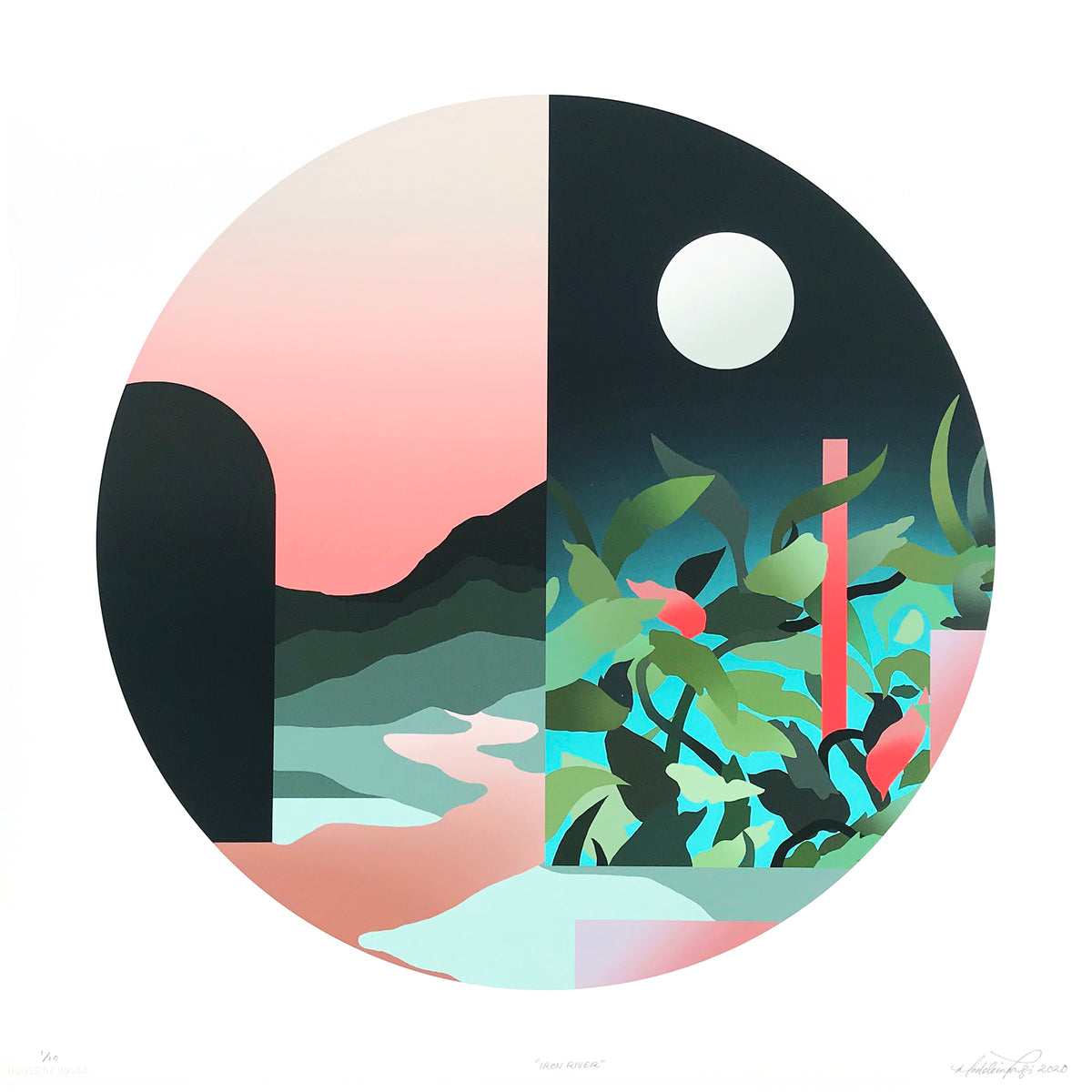 Madeleine Tonzi - &quot;Iron River&quot; - Archival Print, Limited Edition of 10 - 17 x 17&quot;