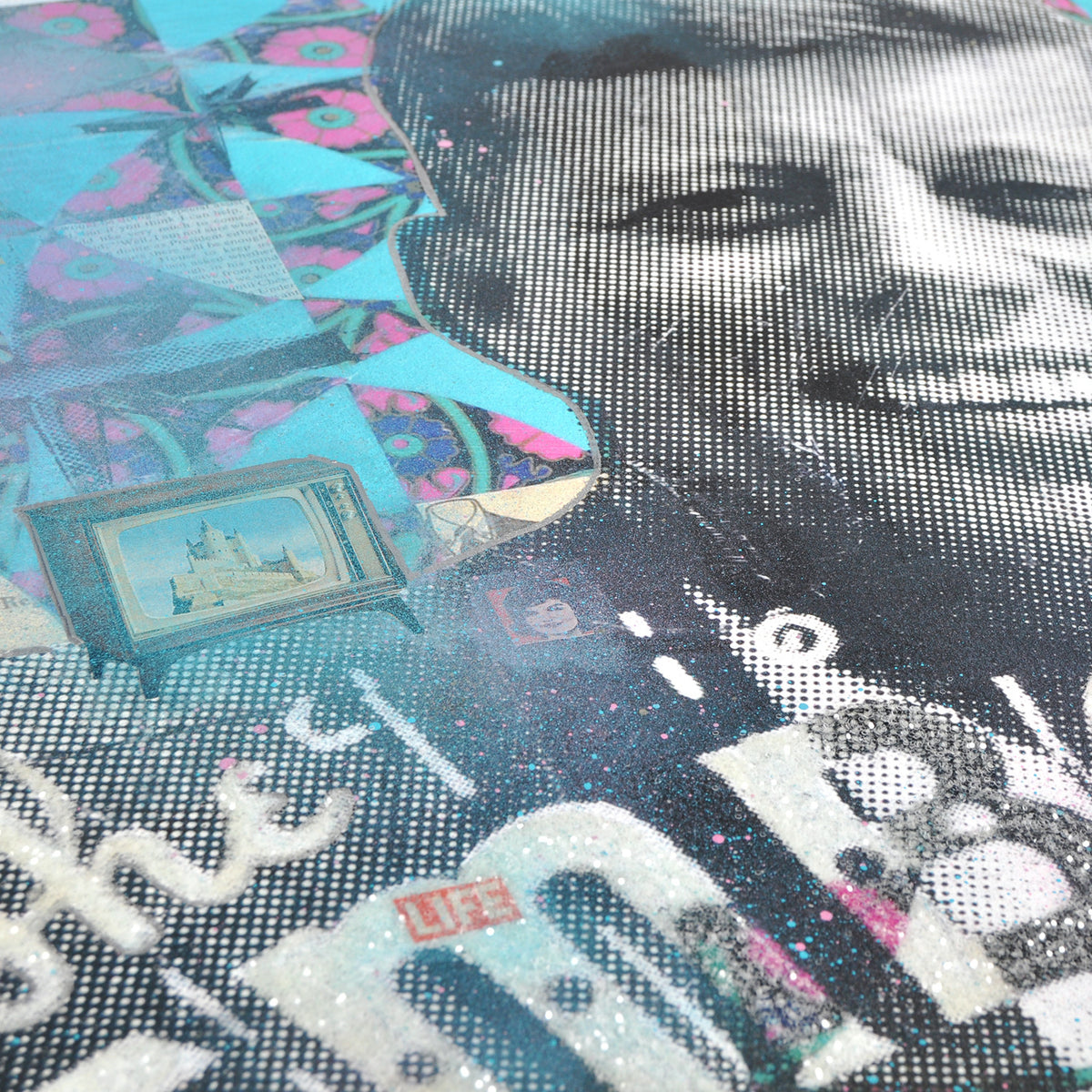 Robert Mars &quot;JFK&#39;s Embassy Lounge&quot; - Hand-Embellished Unique Print
