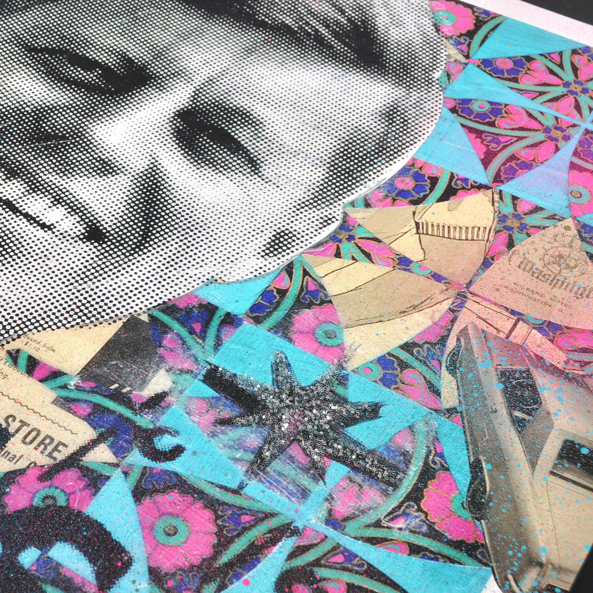 Robert Mars &quot;JFK&#39;s Embassy Lounge&quot; - Hand-Embellished Unique Print