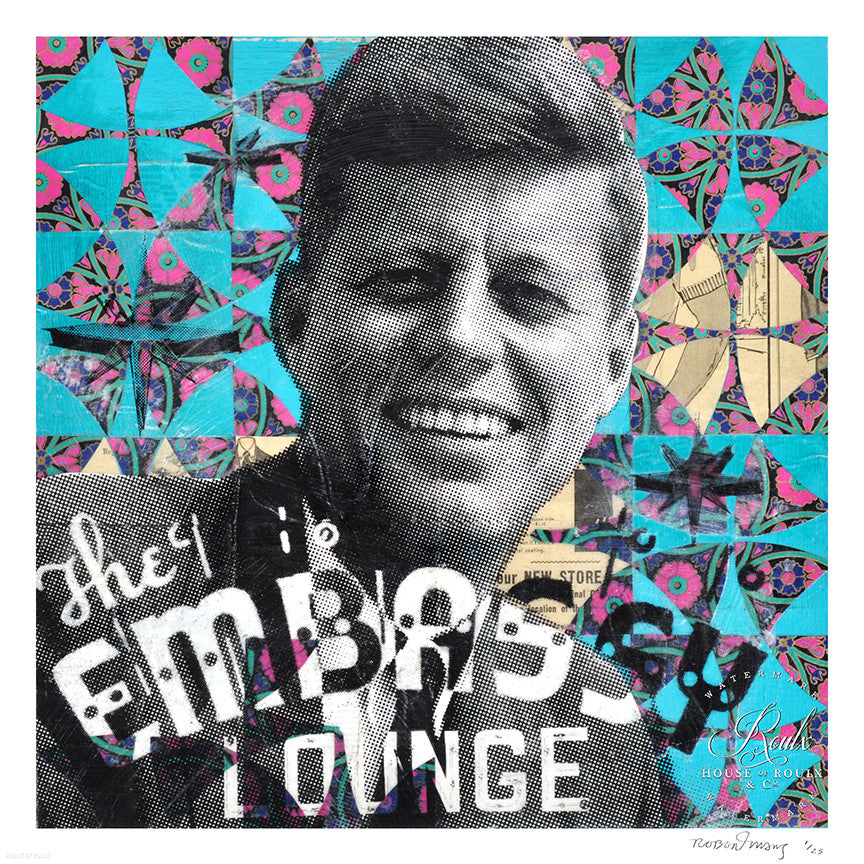Robert Mars &quot;JFK&#39;s Embassy Lounge&quot; - Limited Edition, Archival Print