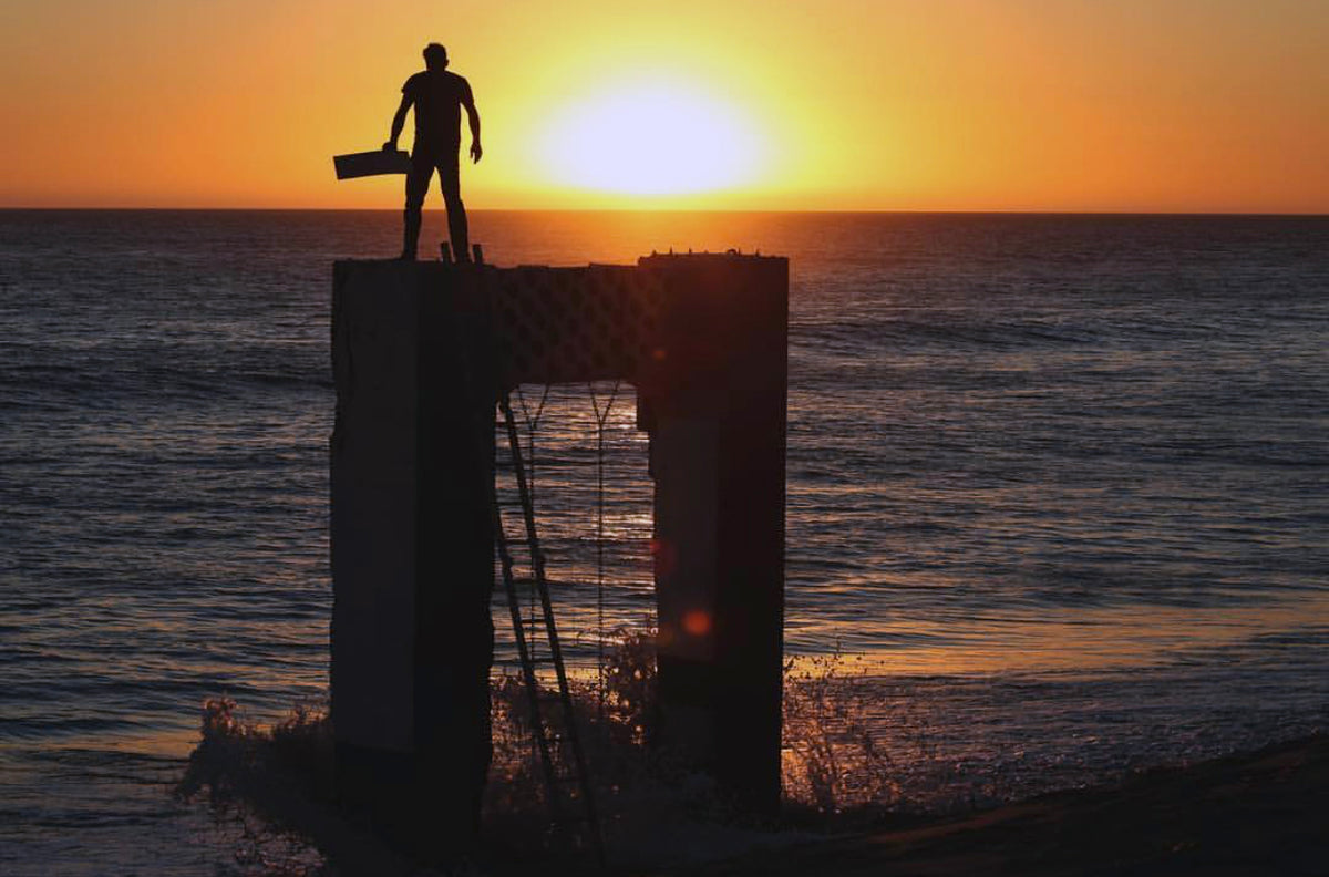 Jeremiah Kille &quot;North Coast Pier Project I&quot; - Archival Print, Limited Edition of 20 - 12 x 17&quot;