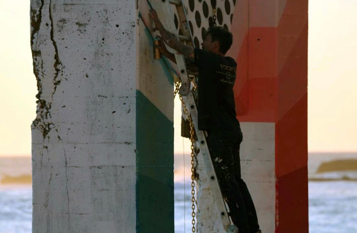 Jeremiah Kille &quot;North Coast Pier Project I&quot; - Archival Print, Limited Edition of 20 - 12 x 17&quot;