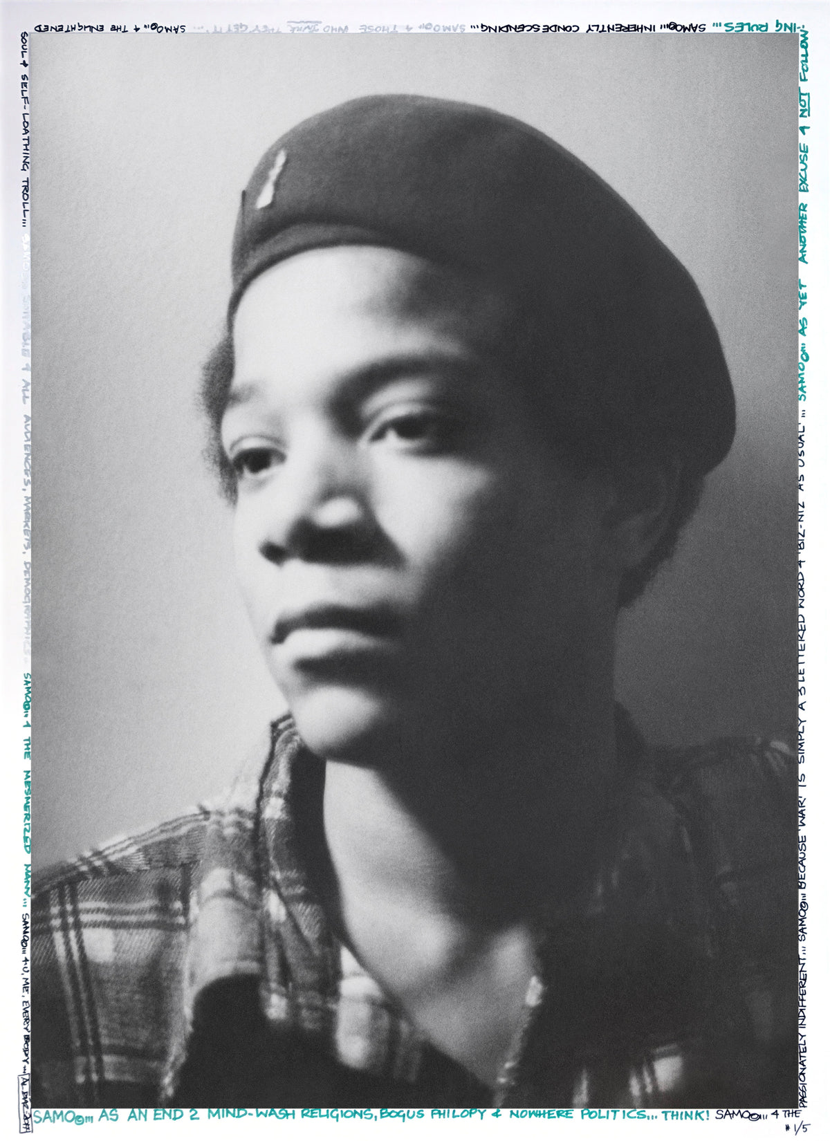 Al Diaz &quot;SAMO©…Jean-Michel Basquiat&quot; - Oversized Hand-Embellished Edition of 5 - 24 x 33&quot;