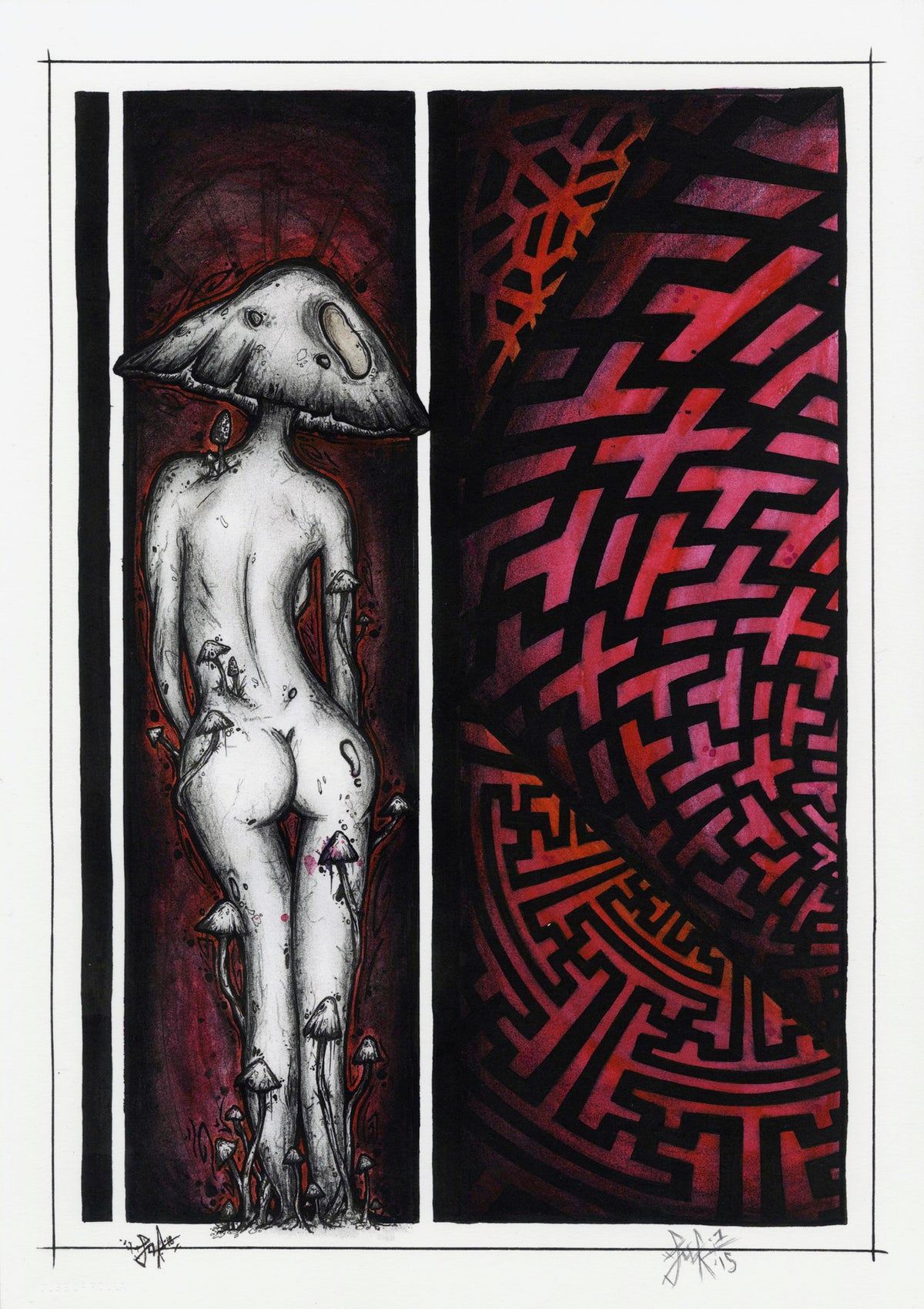 Jak Nola &quot;Sisou6&quot; - Archival Print, Limited Edition of 15 - 12 x 17&quot;