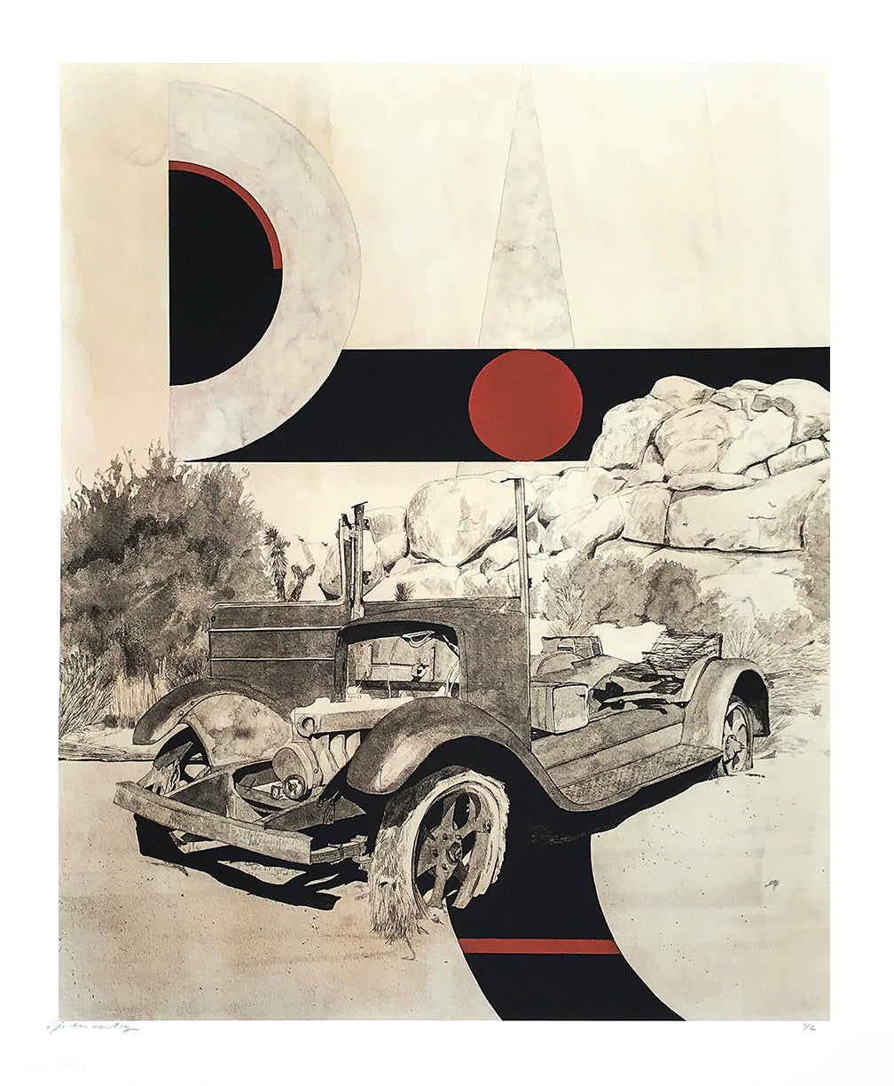 James McClung &quot;Jupiter&quot; - Hand-Embellished Edition of 2 - 14 x 17&quot;