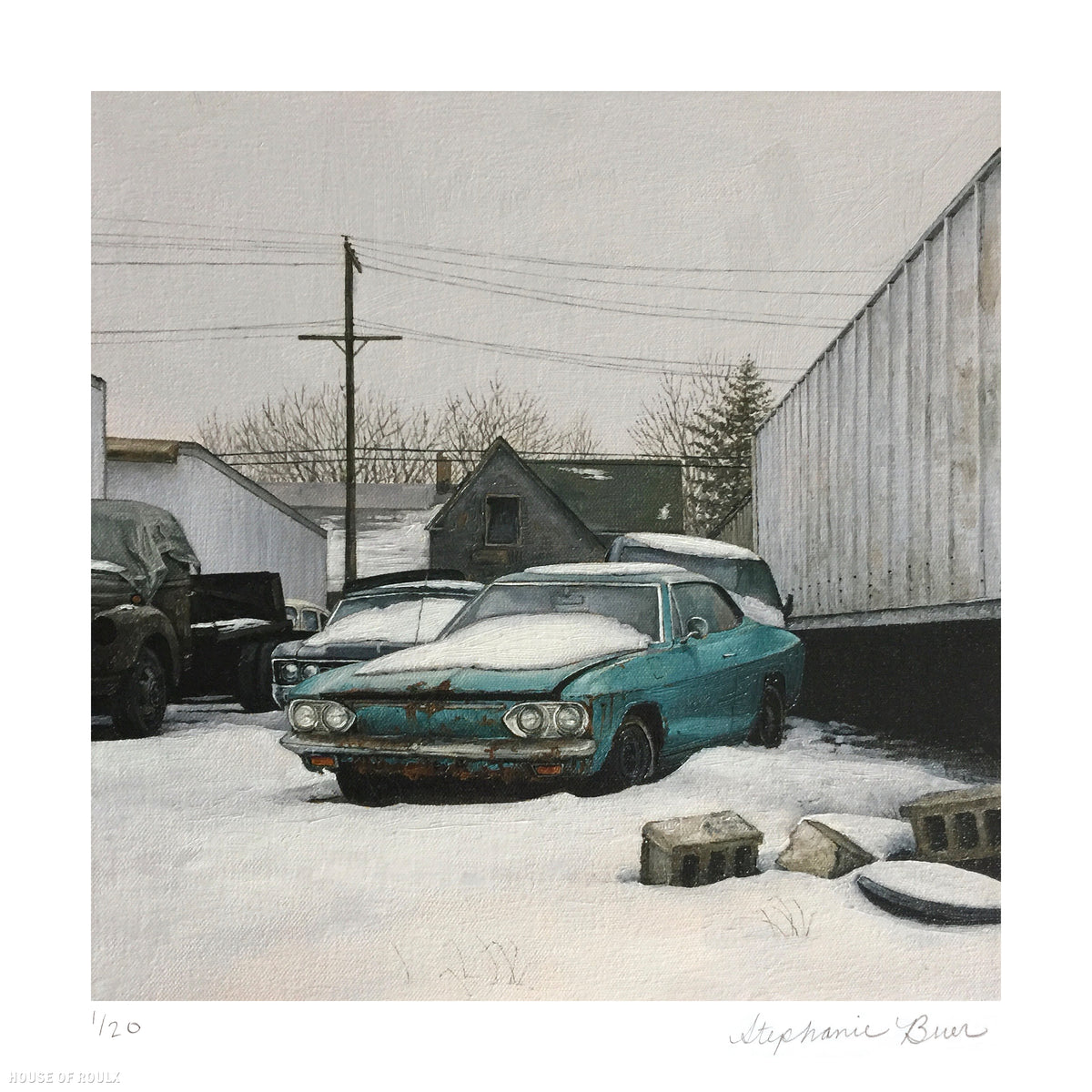 Stephanie Buer &quot;Junkyard&quot; - Archival Print, Limited Edition of 20 - 12 x 12&quot;