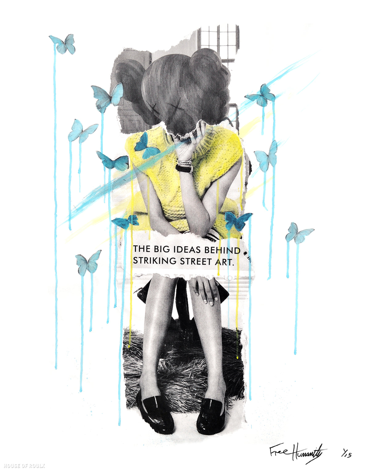 Free Humanity &quot;The Big Ideas Behind Striking Street Art&quot; - Archival Print, Limited Edition of 15 - 11 x 14&quot;
