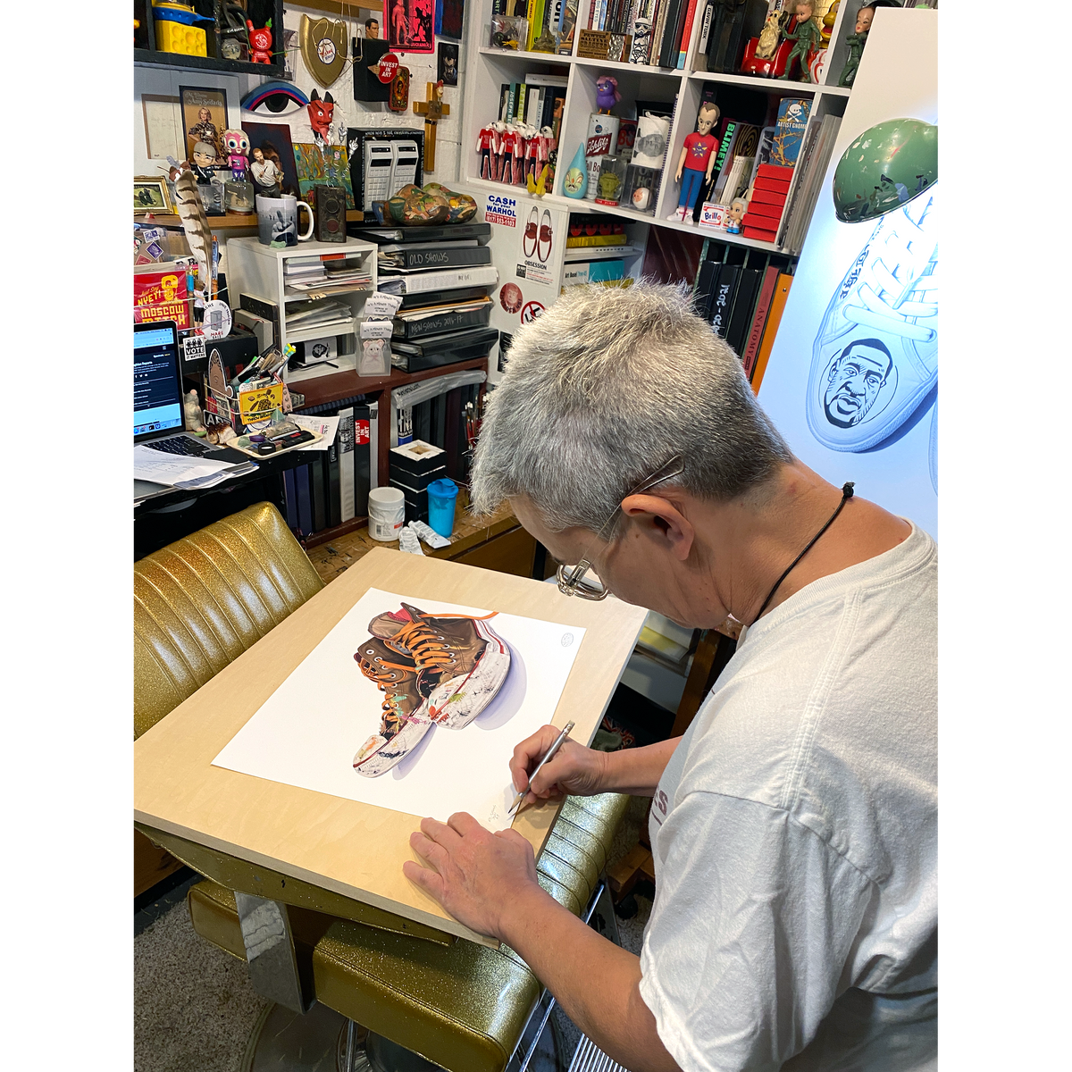 KJ Shows x Mike Shine - Archival Print, Limited Edition of 25 - 14 x 17&quot;