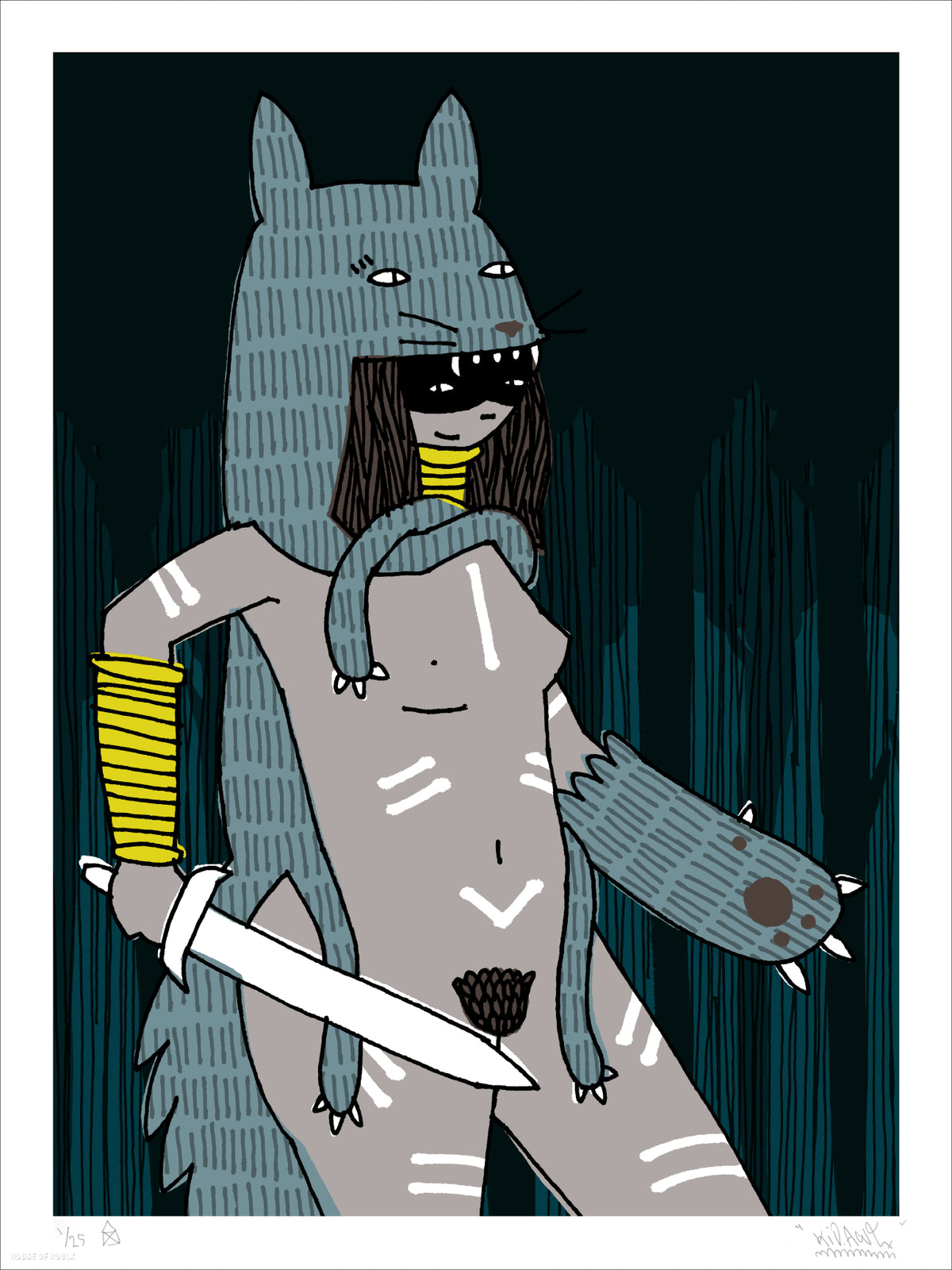 Kid Acne &quot;Night Watch&quot; - Archival Print, Limited Edition of 25 - 18 x 24&quot;