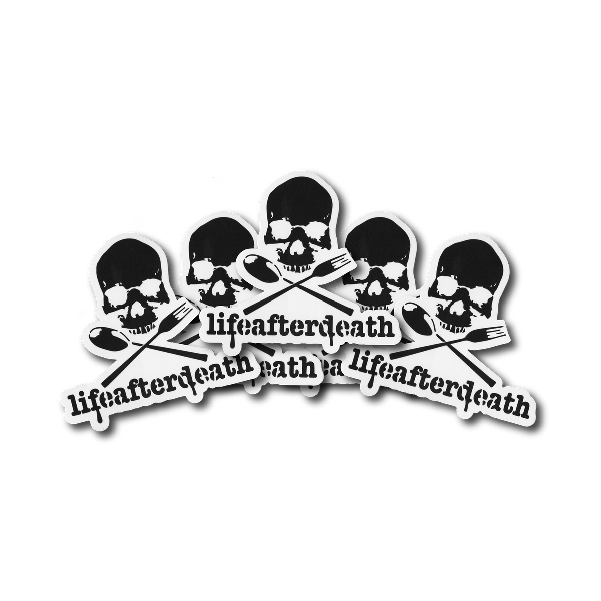 Dave Navarro &quot;Disorder Skull&quot; - 5 x Die Cut Sticker Pack - 4 x 4&quot;