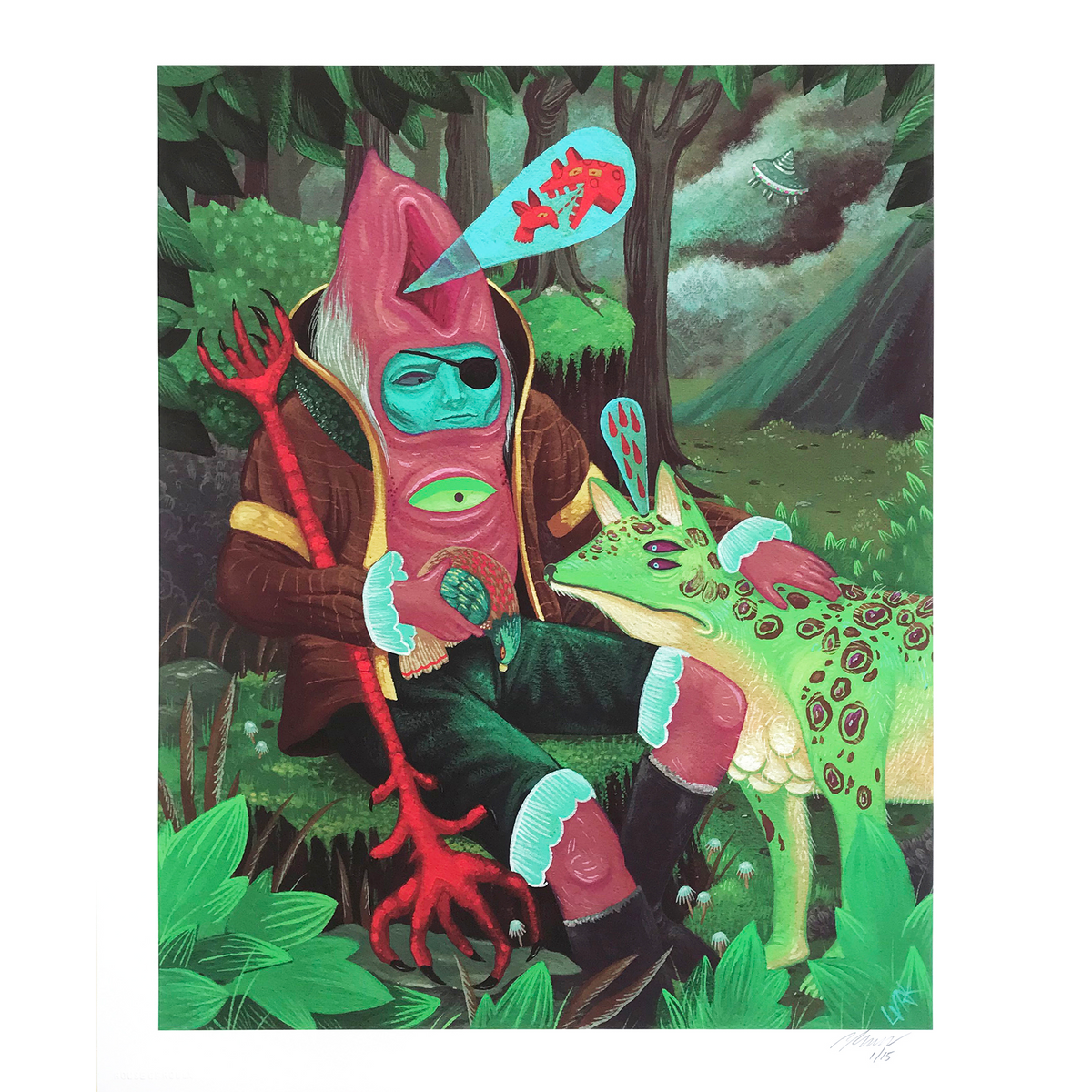 LURK &quot;Simple Lad&quot; - Archival Print, Limited Edition of 15 - 14 x 17&quot;