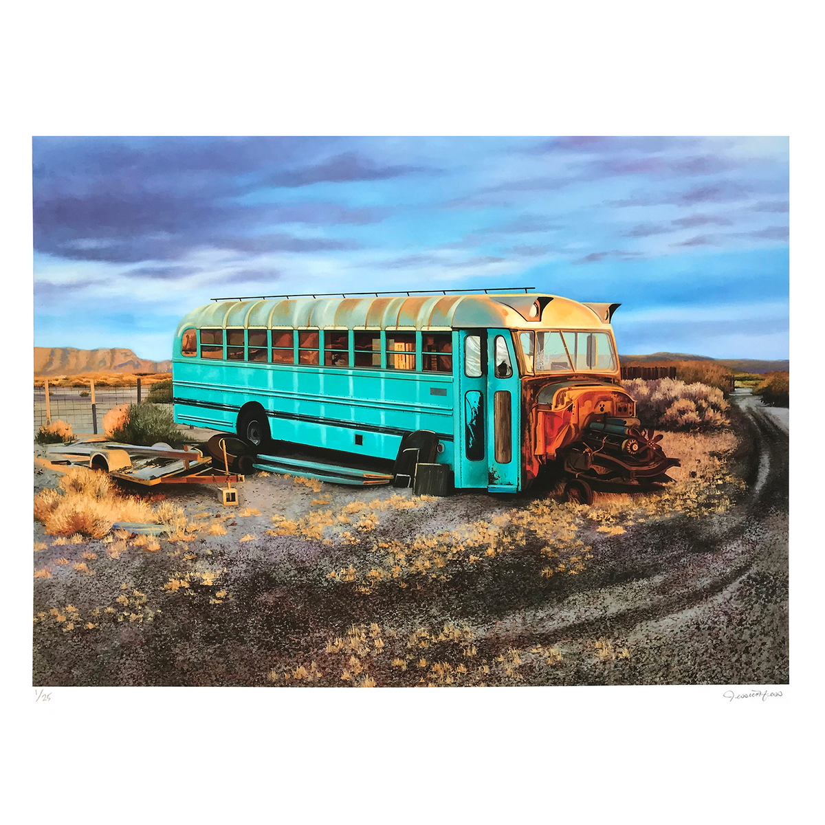 Jessica Hess &quot;Last Stop&quot; - Archival Print, Limited Edition of 25 - 18 x 24&quot;