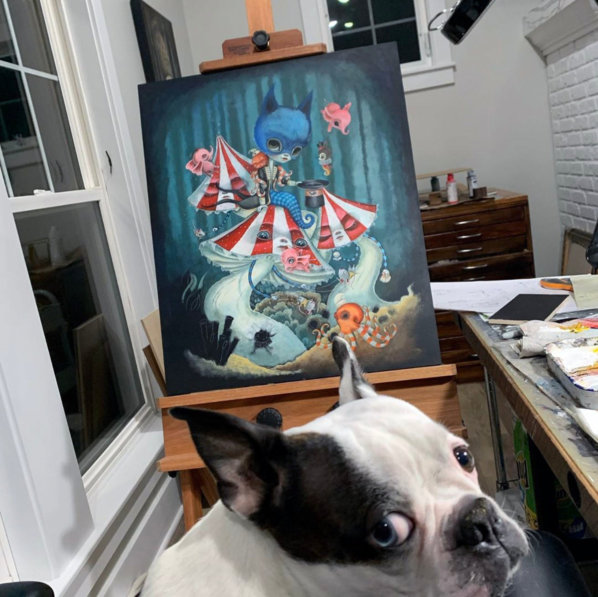 Laura Colors &quot;Le Cirque Aquatique&quot; - Archival Print, Limited Edition of 15 - 14 x 17&quot;