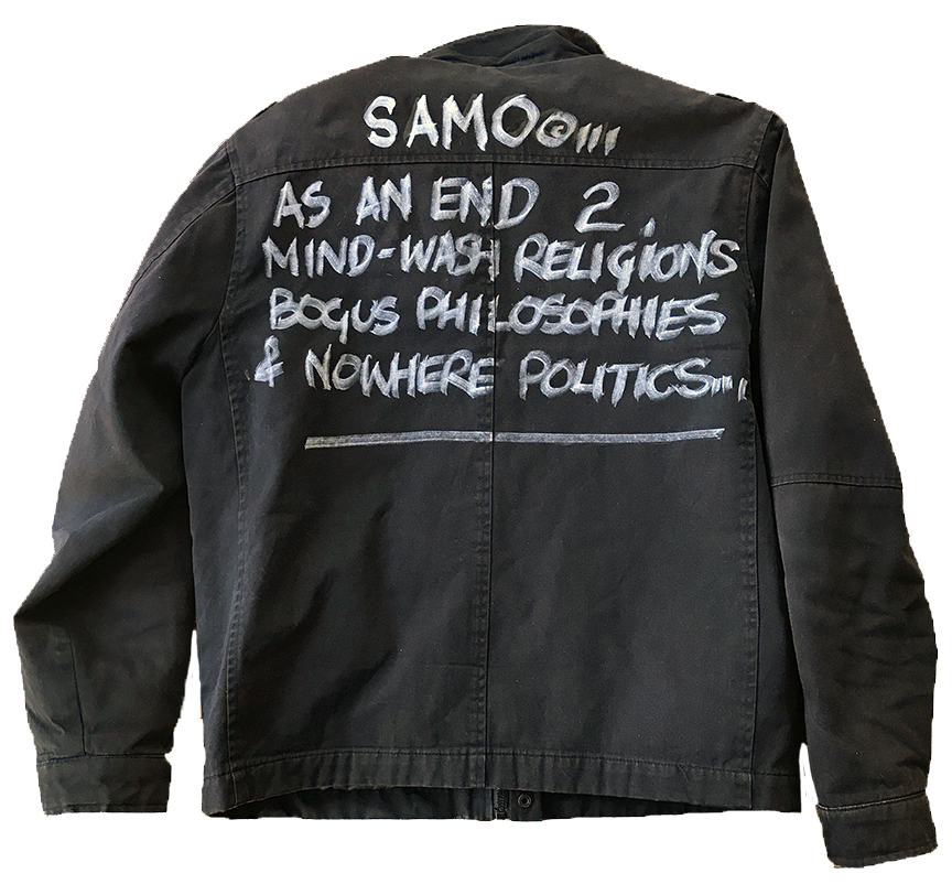 Al Diaz &quot;SAMO©…&quot; - Original Hand-Painted Vintage Levi&#39;s Jacket