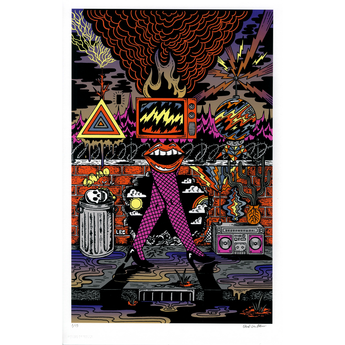 Dave Van Patten &quot;Apocalyptic Renaissance&quot; - Archival Print, Limited Edition of 15 - 11 x 17&quot;