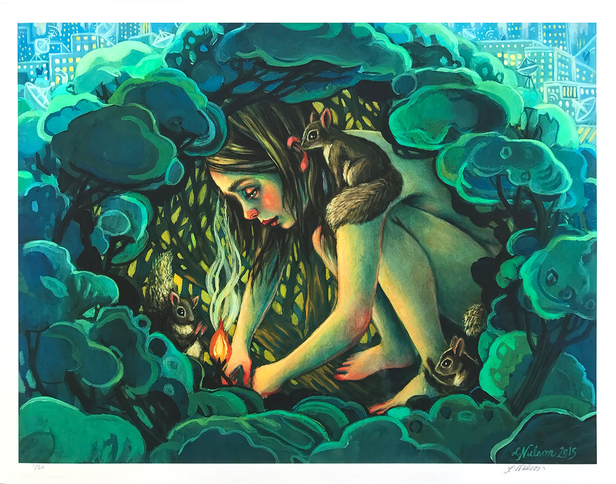 Lori Nelson &quot;Opt Out IV&quot; - Archival Print, Limited Edition of 20 - 11 x 14&quot;