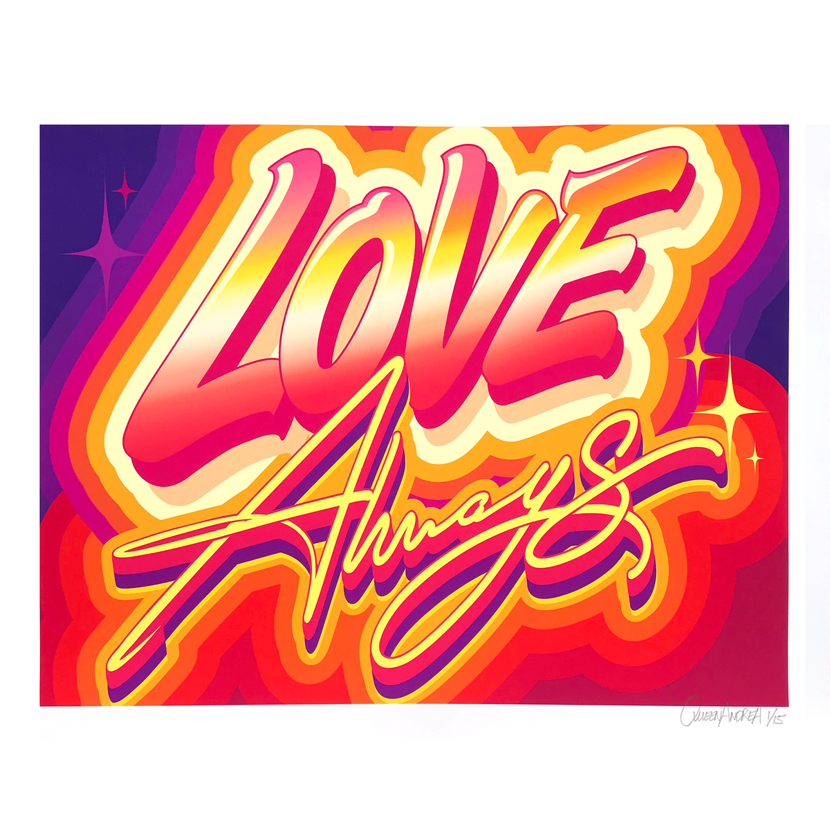 Queen Andrea &quot;Love Always&quot; - Archival Print, Limited Edition of 15 - 16 x 20&quot;