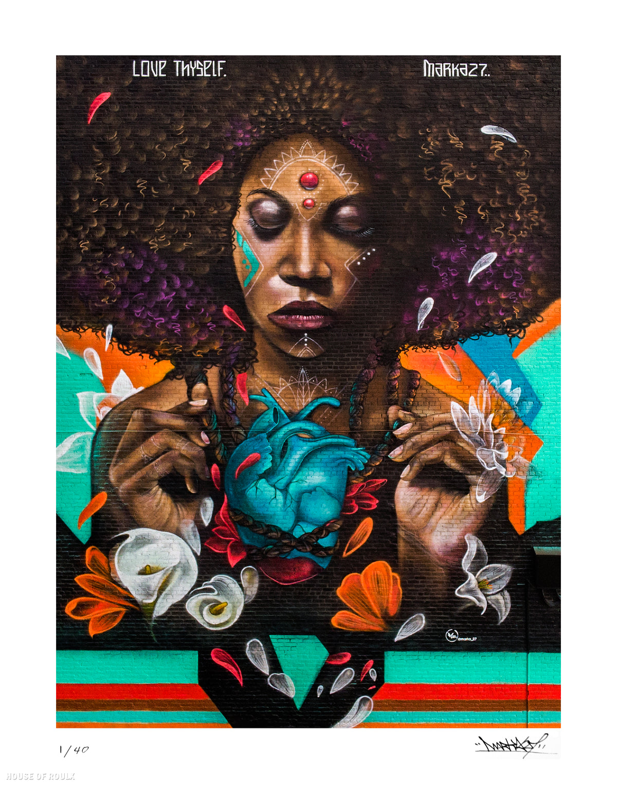 Marka27 &quot;Love Thyself&quot; - Archival Print, Limited Edition of 40 - 11 x 14&quot;