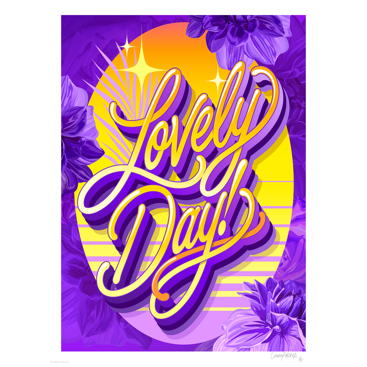 Queen Andrea &quot;Lovely Day&quot; - Archival Print, Limited Edition of 5 - 18 x 24&quot;