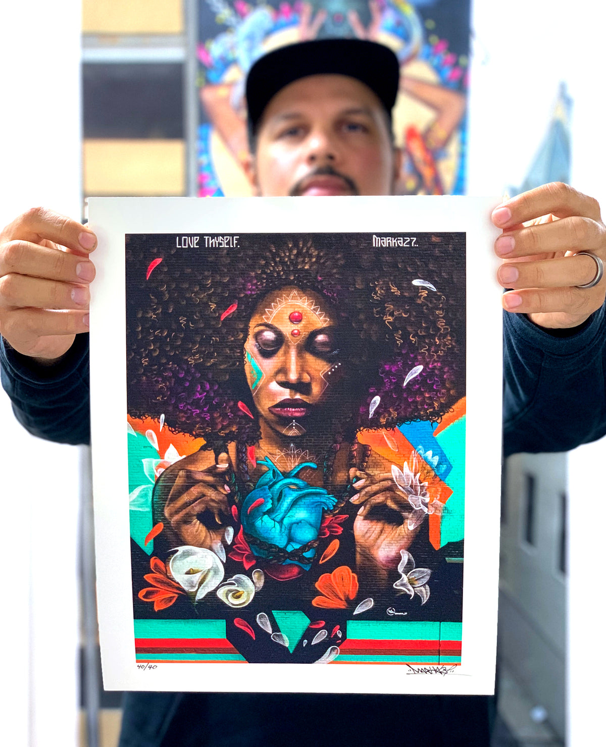 Marka27 &quot;Love Thyself&quot; - Archival Print, Limited Edition of 40 - 11 x 14&quot;