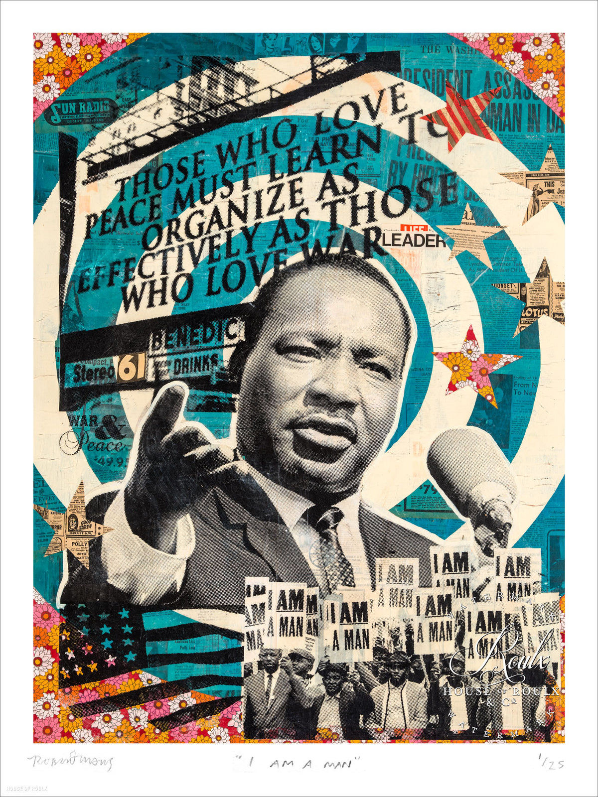 Robert Mars &quot;I Am A Man&quot; - Martin Luther King Jr. - Limited Edition, Archival Print