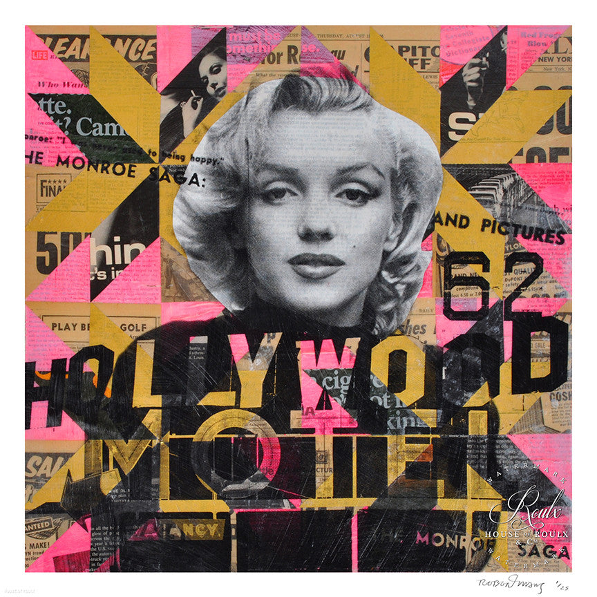 Robert Mars &quot;Marilyn&#39;s Hollywood Motel&quot; - Limited Edition, Archival Print