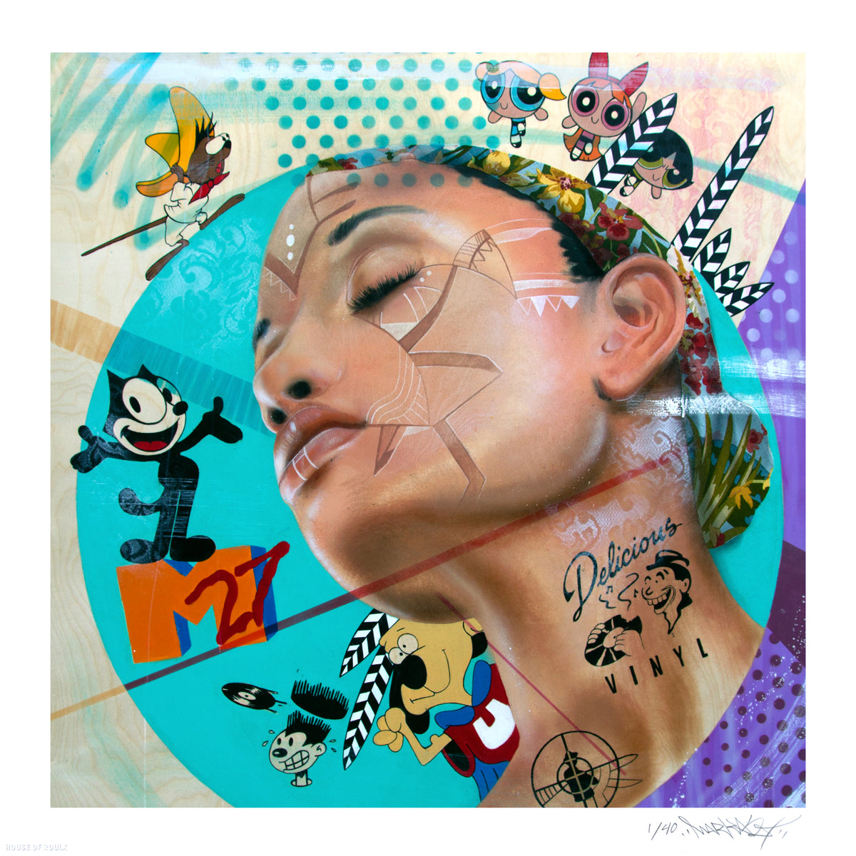 Marka27 &quot;Bring Back 90&#39;s Rap&quot; - Limited Edition, Archival Print - 17 x 17&quot;