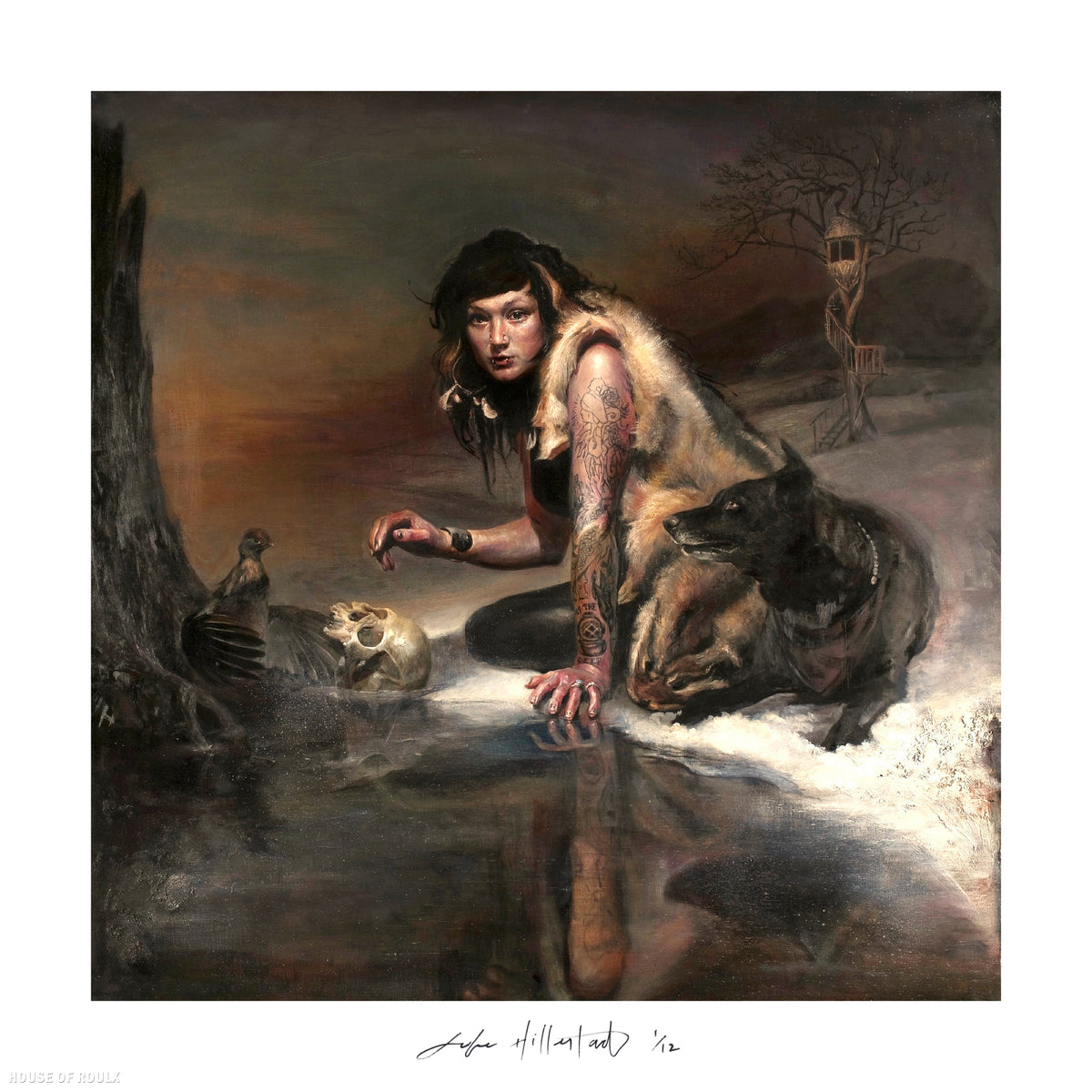 Luke Hillestad &quot;Mer&quot; - Archival Print, Limited Edition of 12 - 12 x 12&quot;