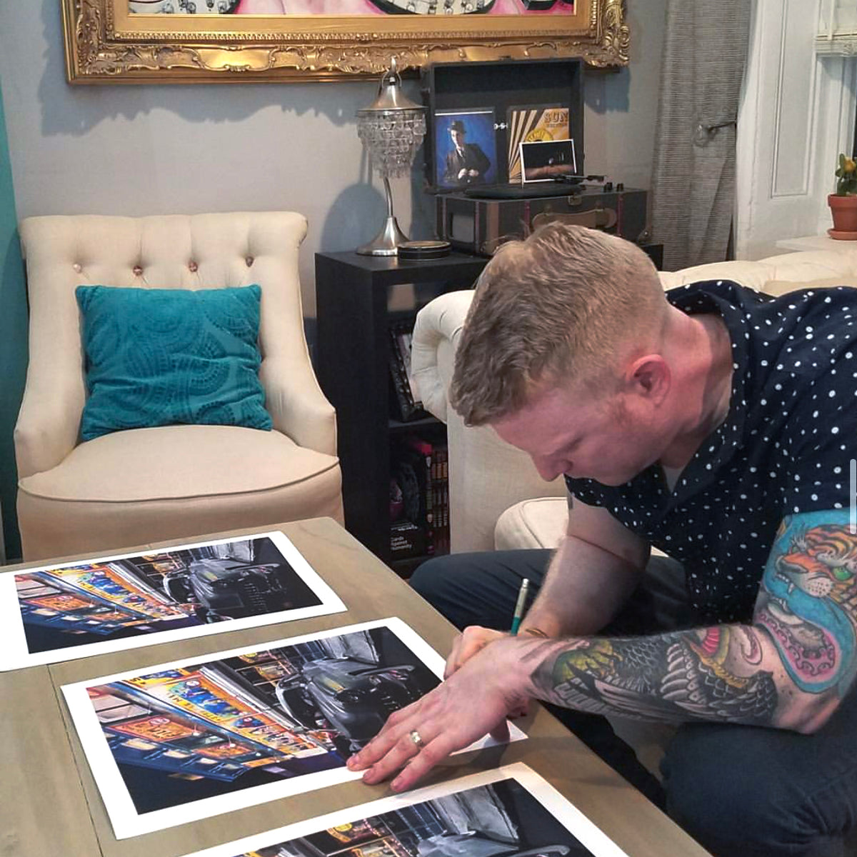 Johnny Lowe &quot;Midway&quot; - Archival Print, Limited Edition of 20 - 13 x 17&quot;