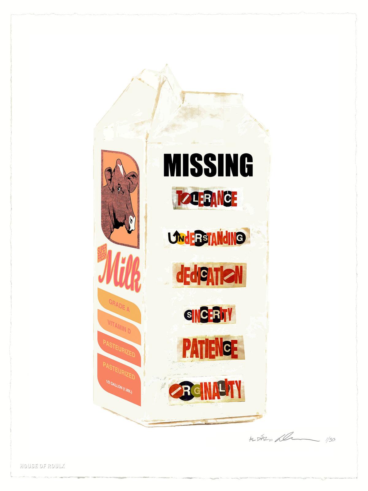 Al Diaz and Dave Navarro &quot;Missing&quot; - Archival Print, Limited Edition of 30 - 18 x 24&quot;
