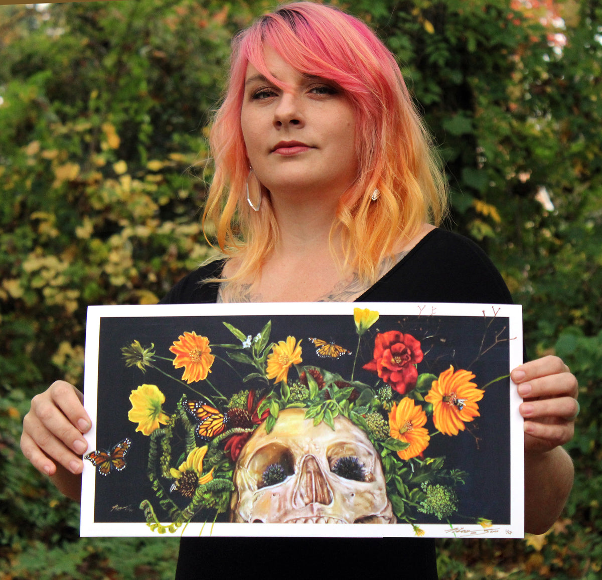 Nico Cathcart &quot;Monarch&quot; - Hand-Embellished Edition of 2 - 9 x 17&quot;